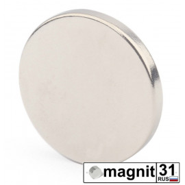D25x3 мм. Неодимовый магнит диск сила 6кг.